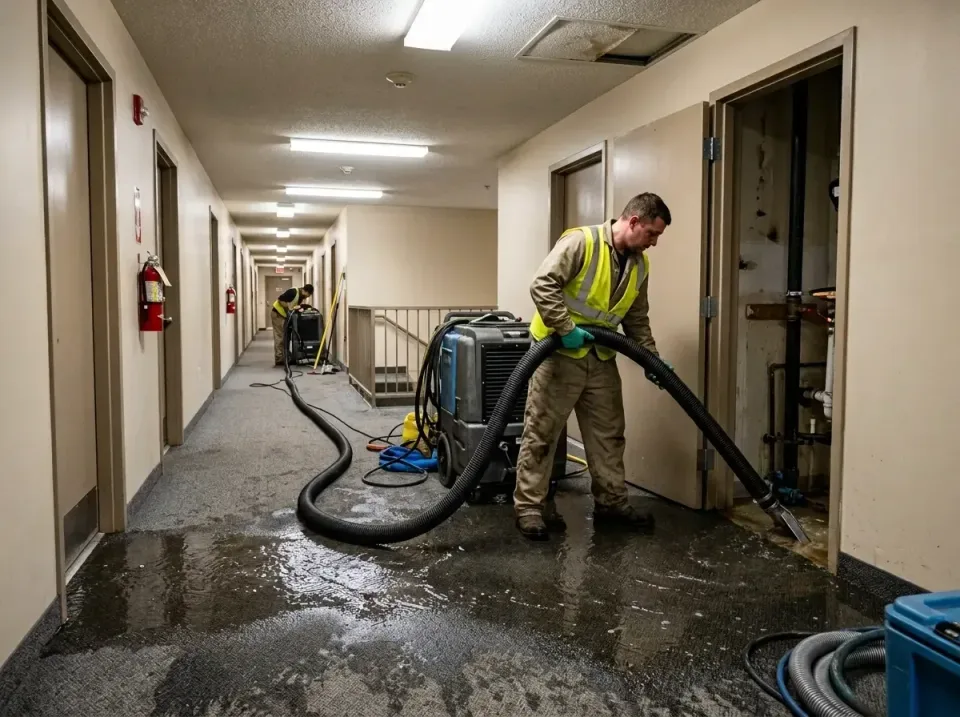 multi-unit-apartment-hallway-f-005 — frequently asked questions, Emergency Burst Pipe Water Extraction & Removal in Nicholls…